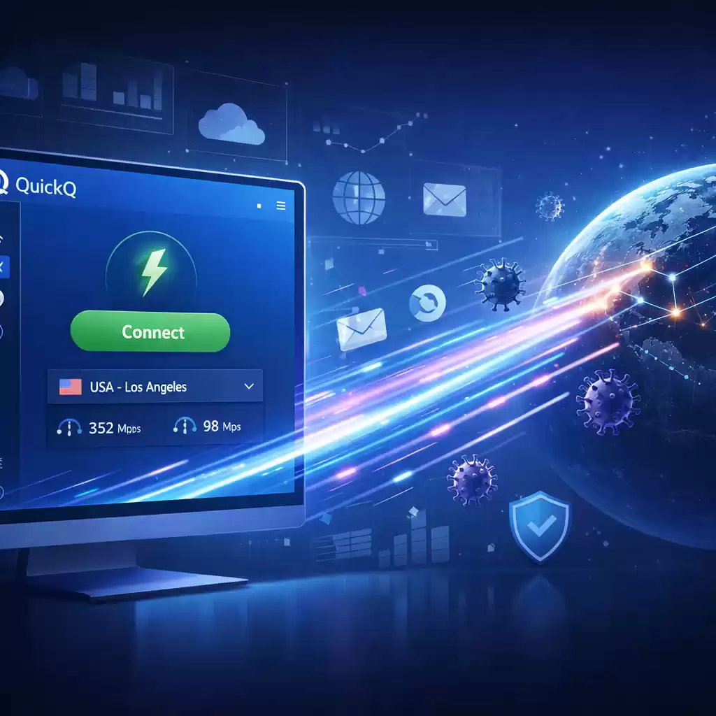 让信息像闪电一样划破天际：未来网络的速度狂欢！，让信息跑赢病毒 - Quickq官网-Quickq官网