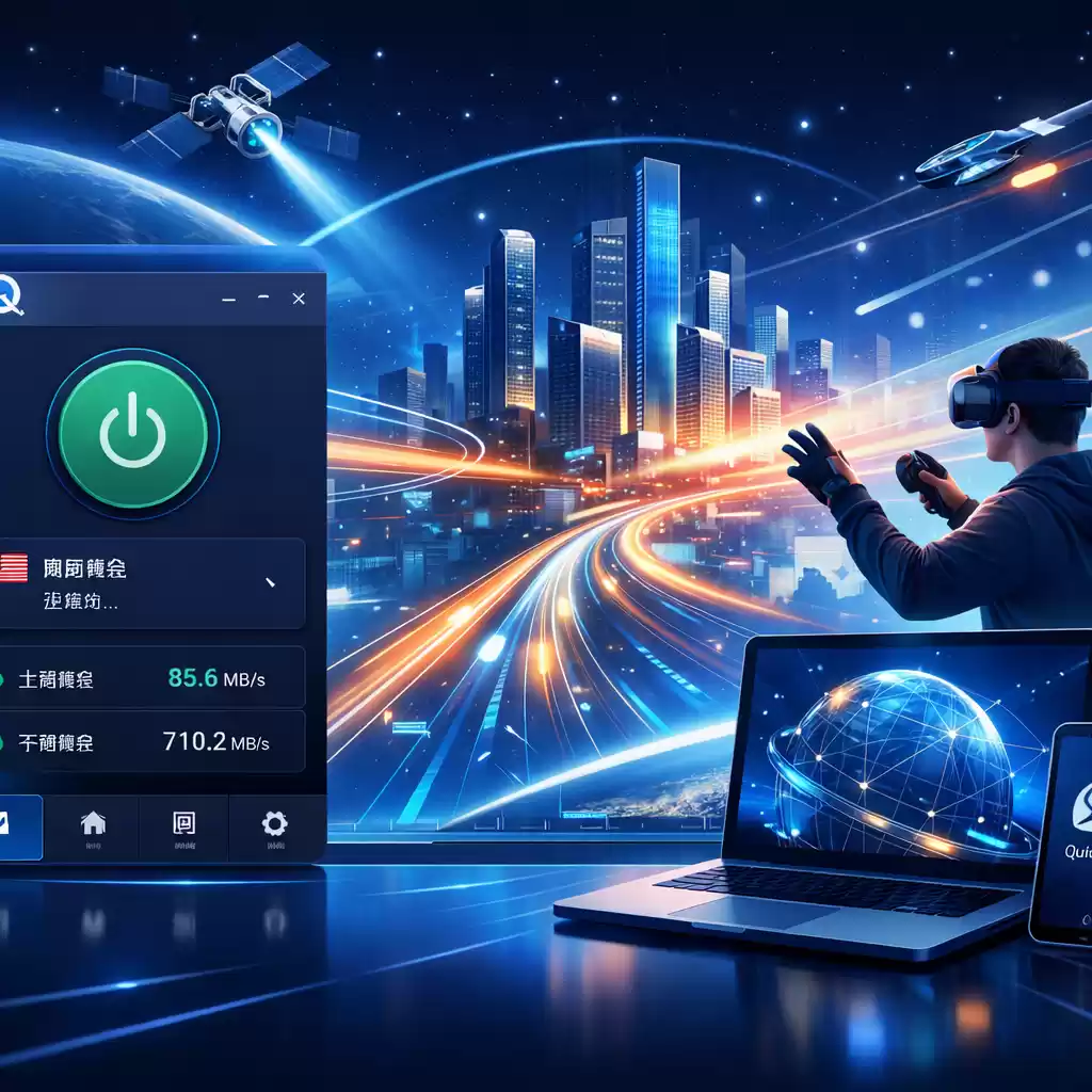 让虚拟世界充满能量：超高速网络的未来！，超虚拟现实 - Quickq官网-Quickq官网
