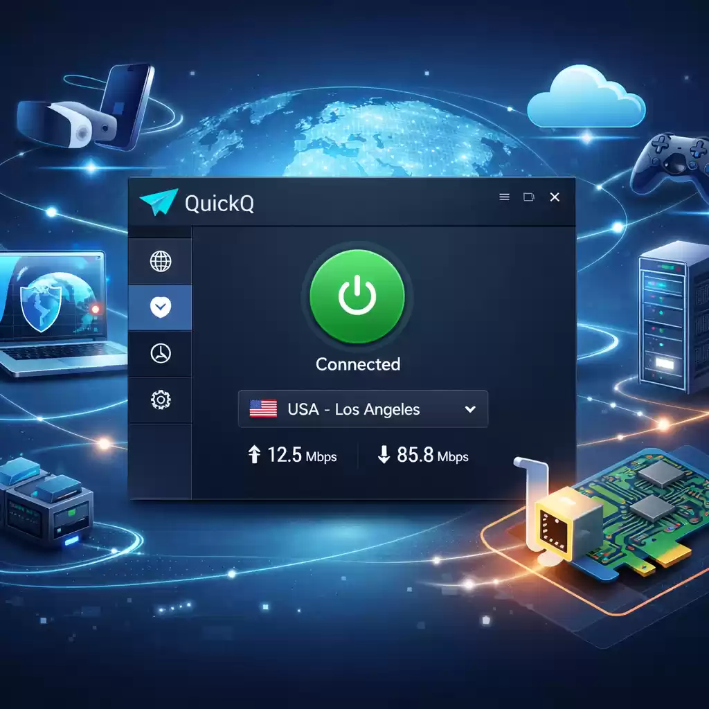 让虚拟世界无缝连接：加速器的神奇魔法！，加速器虚拟网卡有什么用 - Quickq官网-Quickq官网