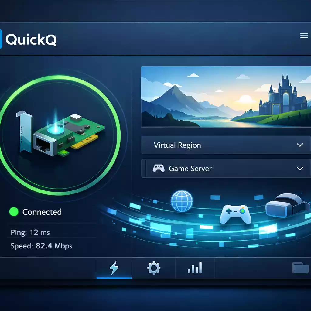 让虚拟世界更真实：网络加速器开启沉浸式体验！，网游加速器的虚拟网卡 - Quickq官网-Quickq官网