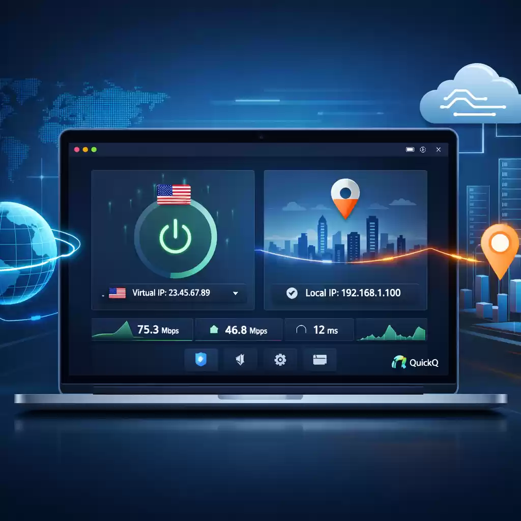 连接虚拟与现实：网络加速器的未来潜能！，加速器是虚拟ip能查到本地ip - Quickq官网-Quickq官网