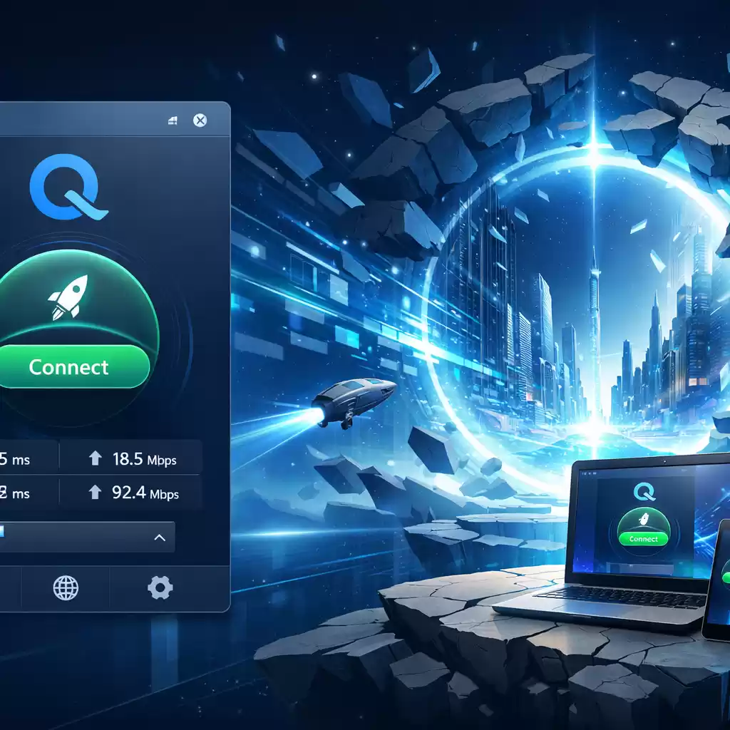 破碎空间的束缚：网络加速器带你穿越虚拟空间！，网络 加速器 - Quickq官网-Quickq官网