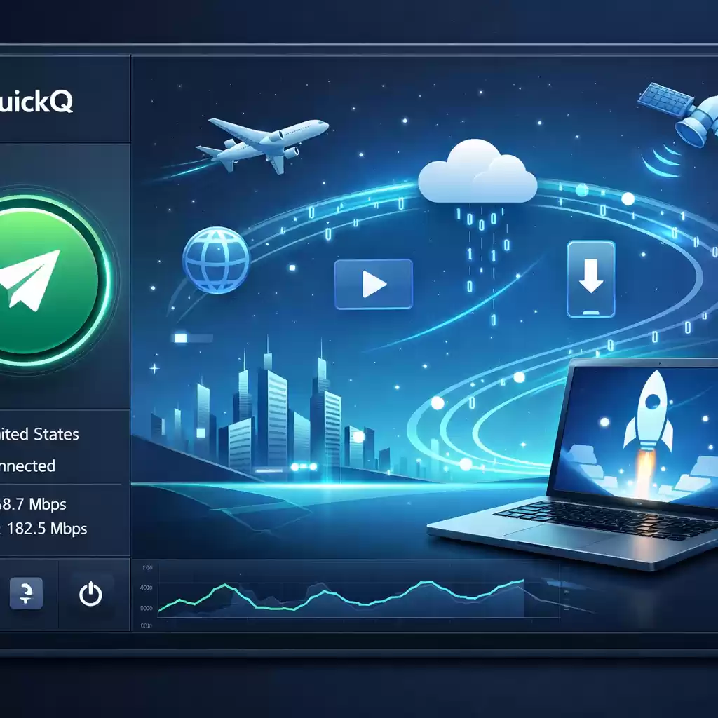 让数据在空中飞舞：高效网络加速器的奇幻故事！，网络加速器2021 - Quickq官网-Quickq官网