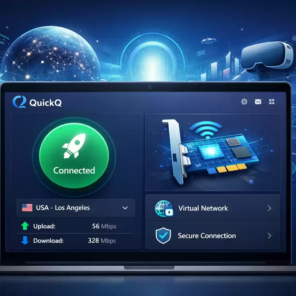 让虚拟世界无缝连接：加速器的神奇魔法！，加速器虚拟网卡有什么用 - Quickq官网-Quickq官网