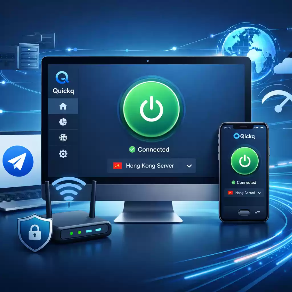 解决网络堵塞，Quickq加速器帮你搞定！，quickq加速器官方下载-Quickq官网