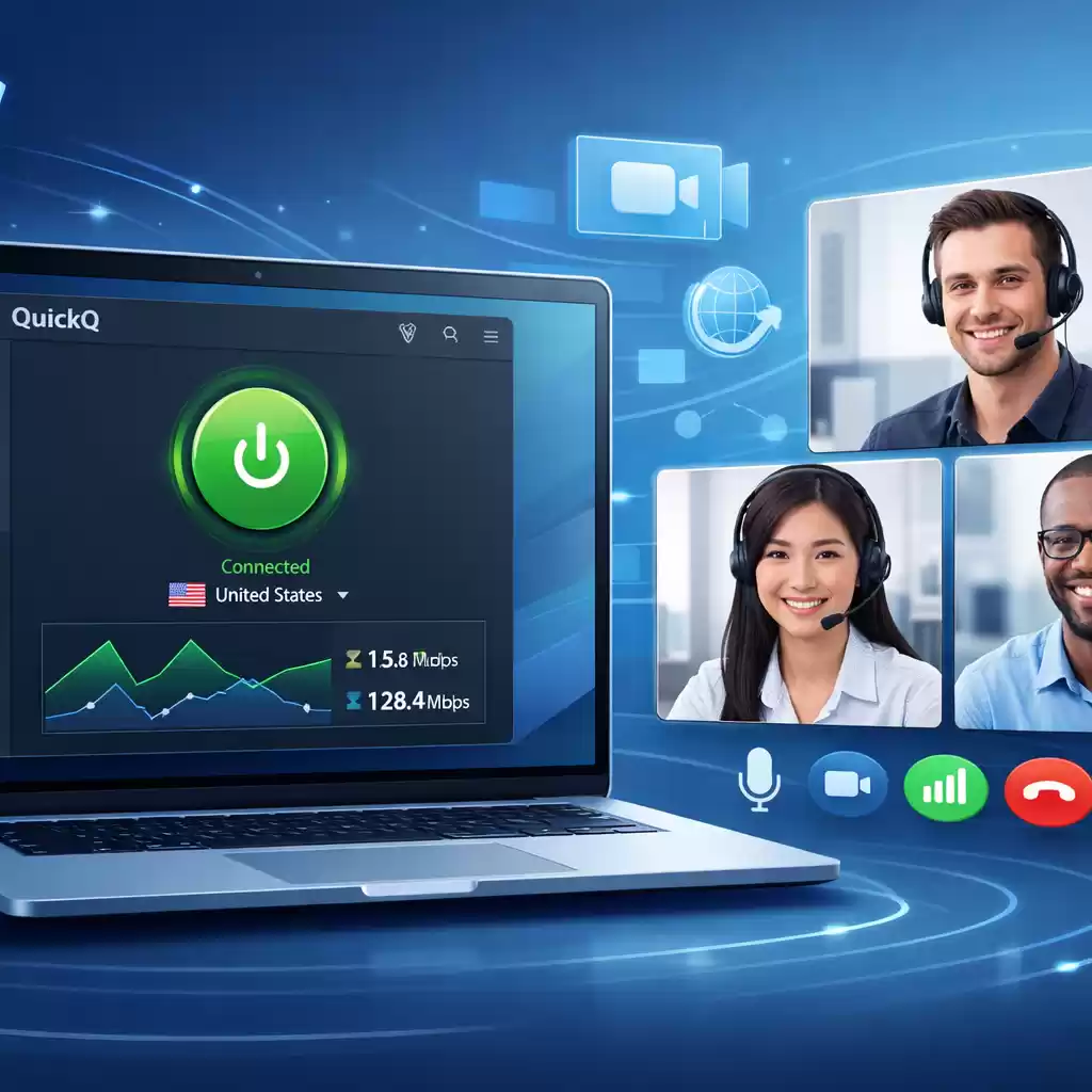 让你的视频会议更顺畅，Quickq加速器全力护航！，视频聊天加速器-Quickq官网