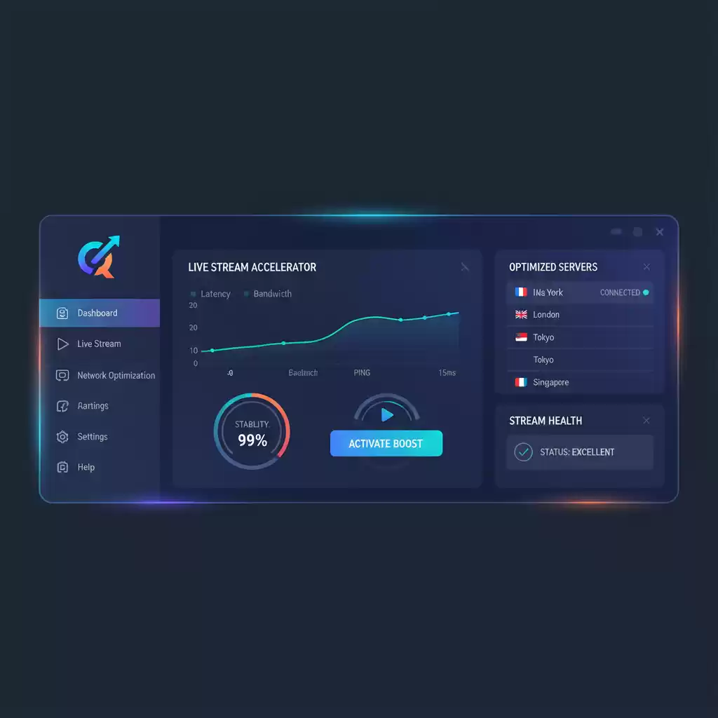 让直播更稳定，Quickq加速器让你无忧！，有什么加速器可以让直播不卡-Quickq官网