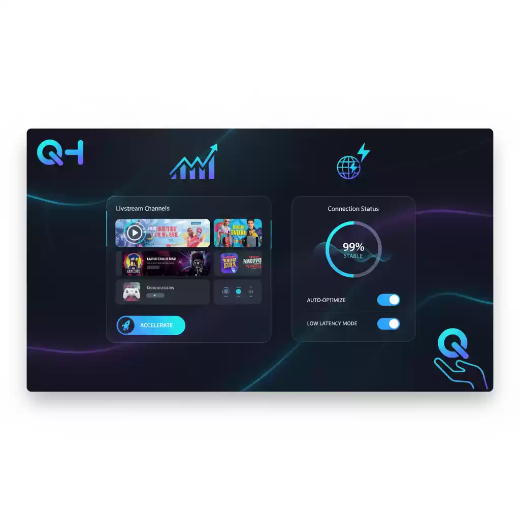 让直播更稳定，Quickq让你无忧畅享！，quickhand是什么直播软件-Quickq官网