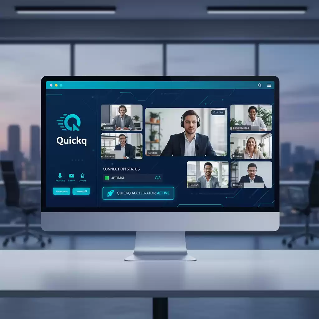 远程会议不卡顿，Quickq加速器帮你搞定！，软件远程会议-Quickq官网