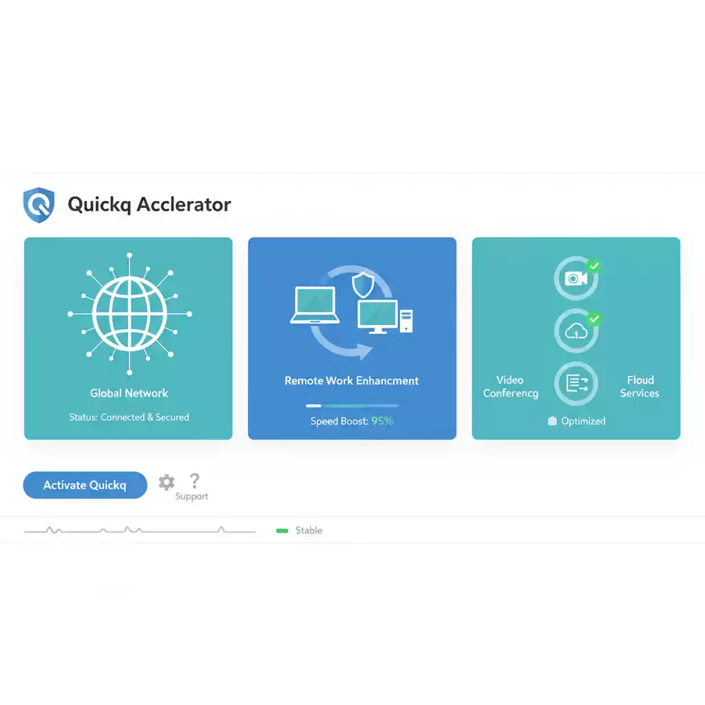 远程办公更顺畅，Quickq加速器保障你的网络！，quickq加速器官网js7-Quickq官网