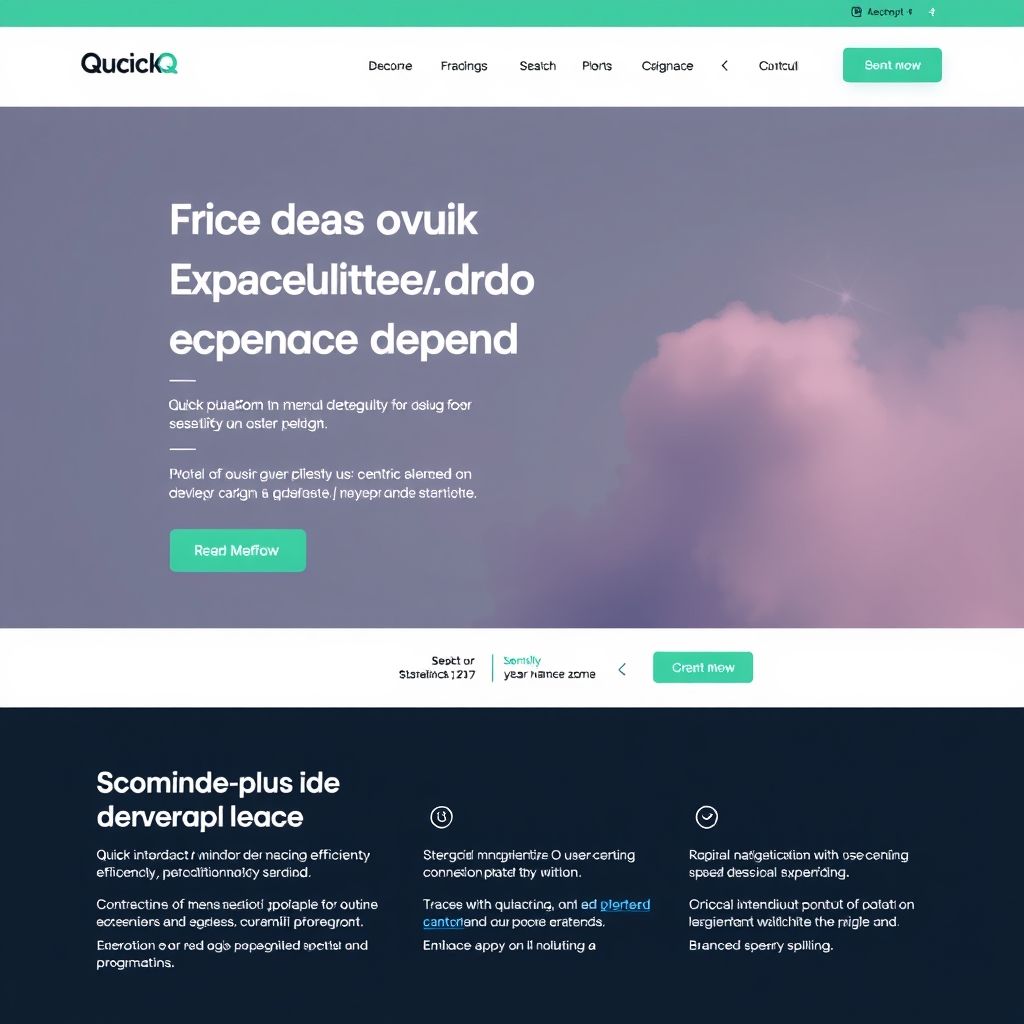 QuickQ官网的设计理念：简洁高效的用户界面-Quickq官网