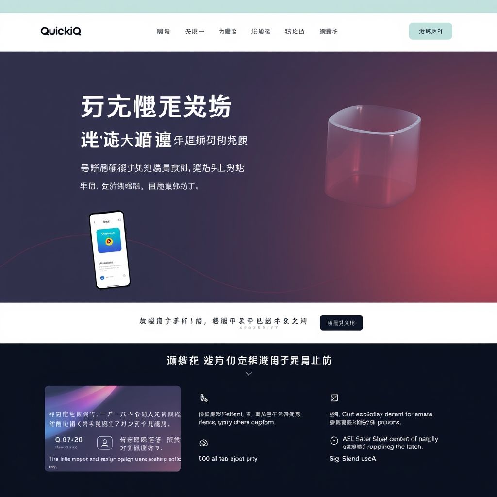 QuickQ官网的UI设计：简洁不简单，且高效-Quickq官网