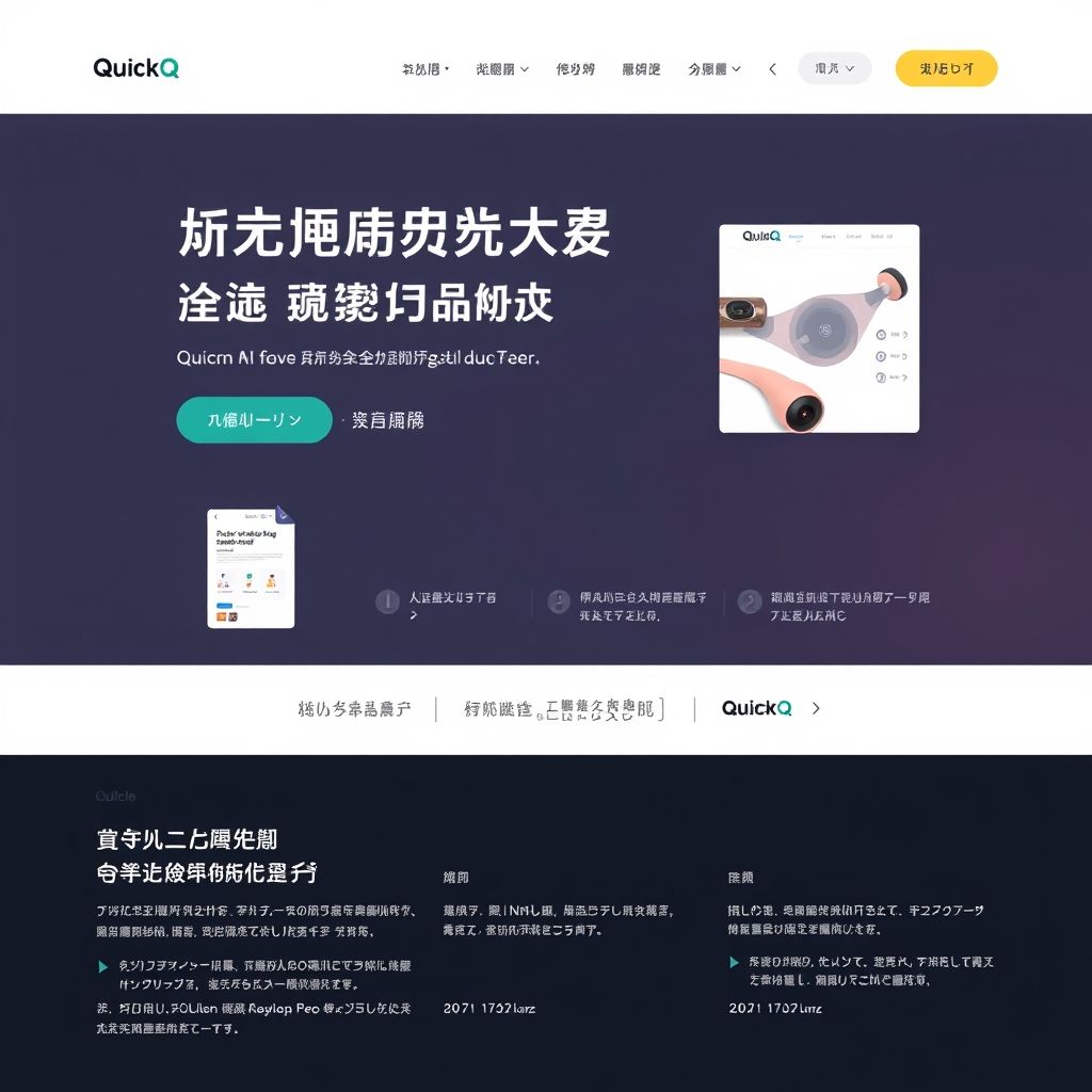 高效的设计，简洁的体验：QuickQ官网的UI设计揭秘