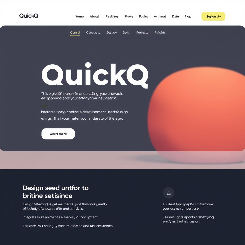 简洁与高效的概述：QuickQ官方网站的UI设计-Quickq官网