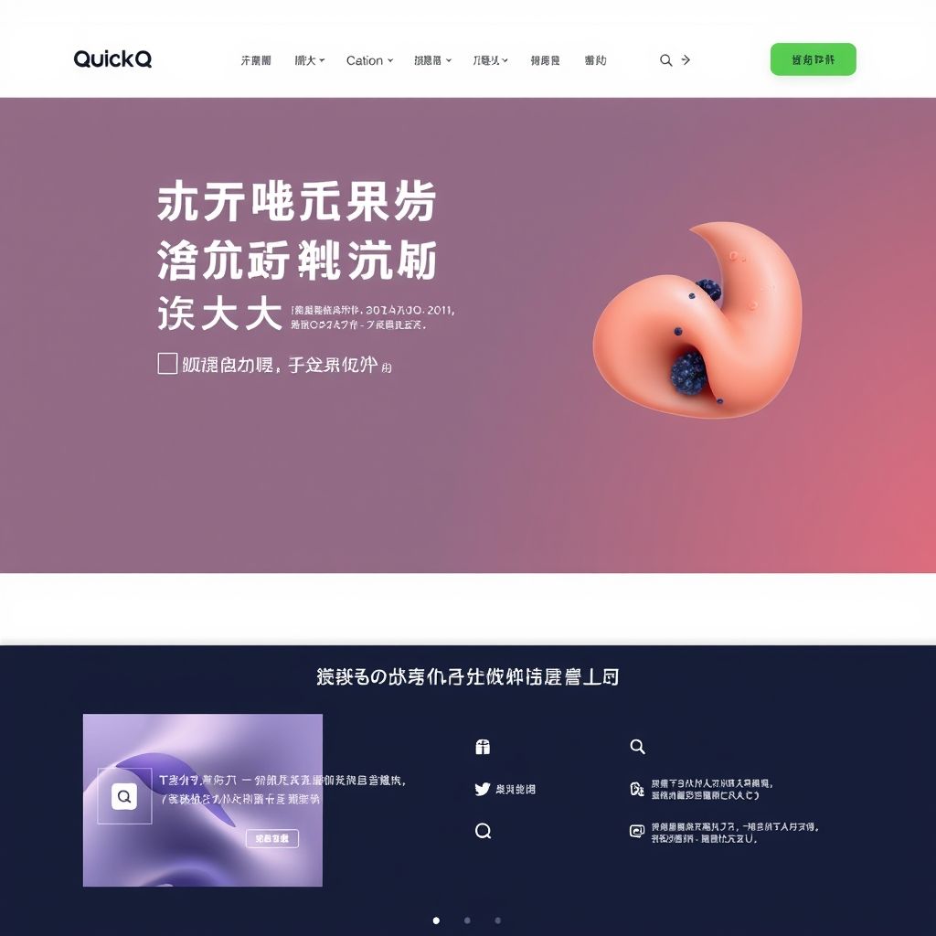 如何让设计既简洁又高效：QuickQ官网UI设计的创新思维